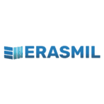 Logotipo de Erasmil, instalaciones de fontanería y climatización